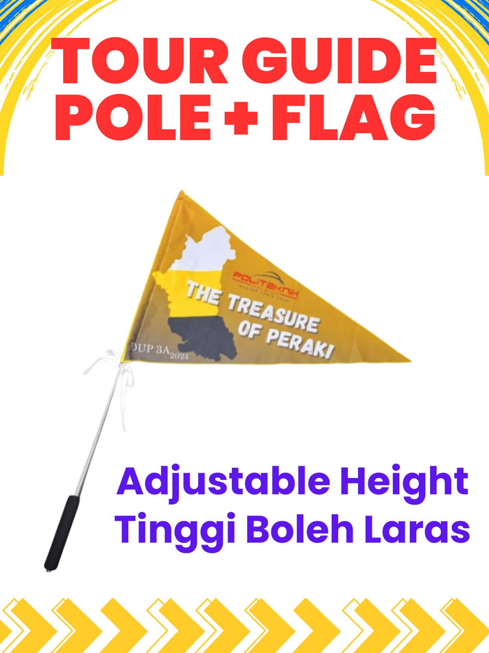 Tour Guide Flag & Pole – World of Flags